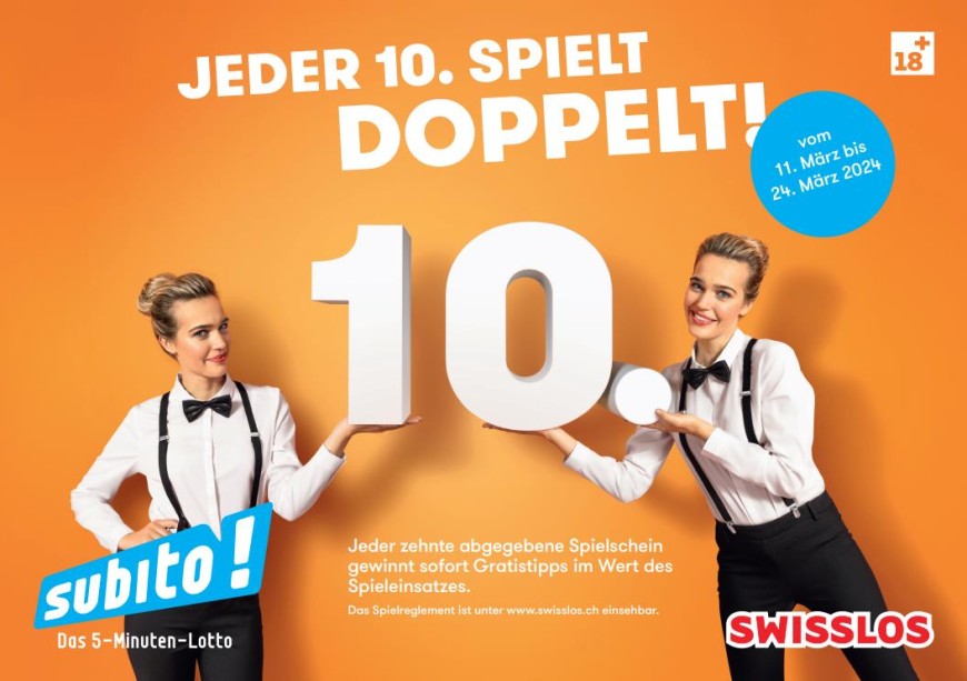 Jeder 10. spielt doppelt 1/2024