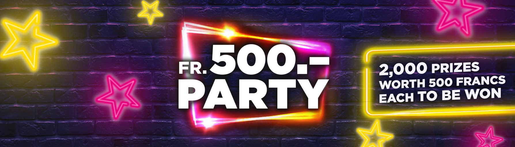 Fr. 500.- Party