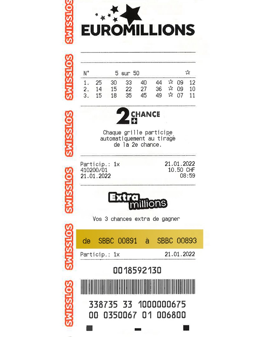 Extra Millions Quittung 211217